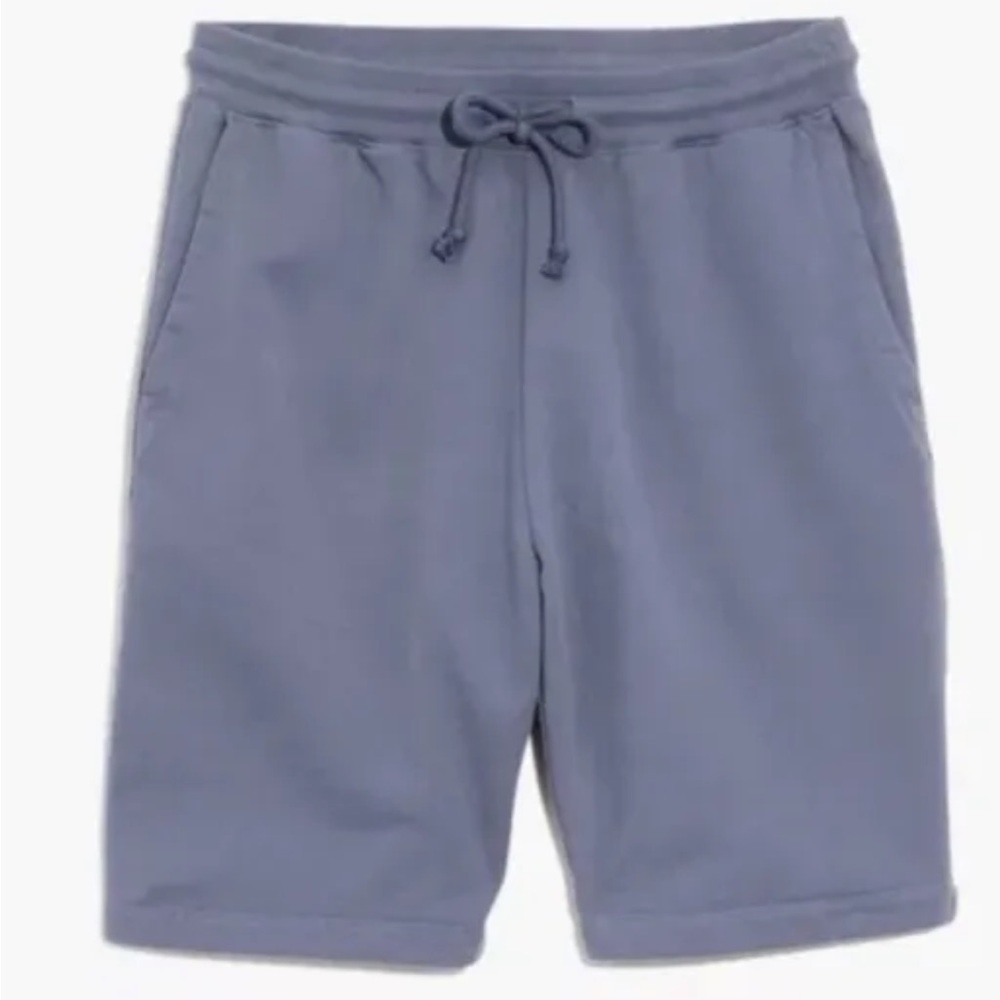 Madewell Retrolight Terry Sweatshorts in Blue Size S NWD $59.50 NA746 - Picture 1 of 8